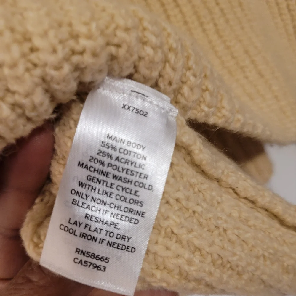 BP Nordstrom Tan Boulder Plaited Sweater Sz XL NWT Soft & Cozy